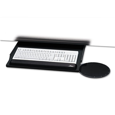 HON H1706 Articulating Arm with Keyboard Platform 25w x 10-1/2d Black