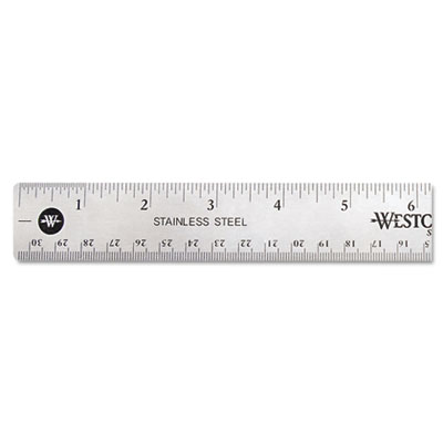 Westcott Metric/Inch Ruler 30cm 12 Opaque (m-109)
